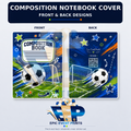 Soccer-Composition Notebook Sticker