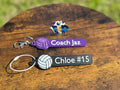 Custom Volleyball Bag Tag Personalized | 3D Printed Volleyball Bag Tag with Name image 0