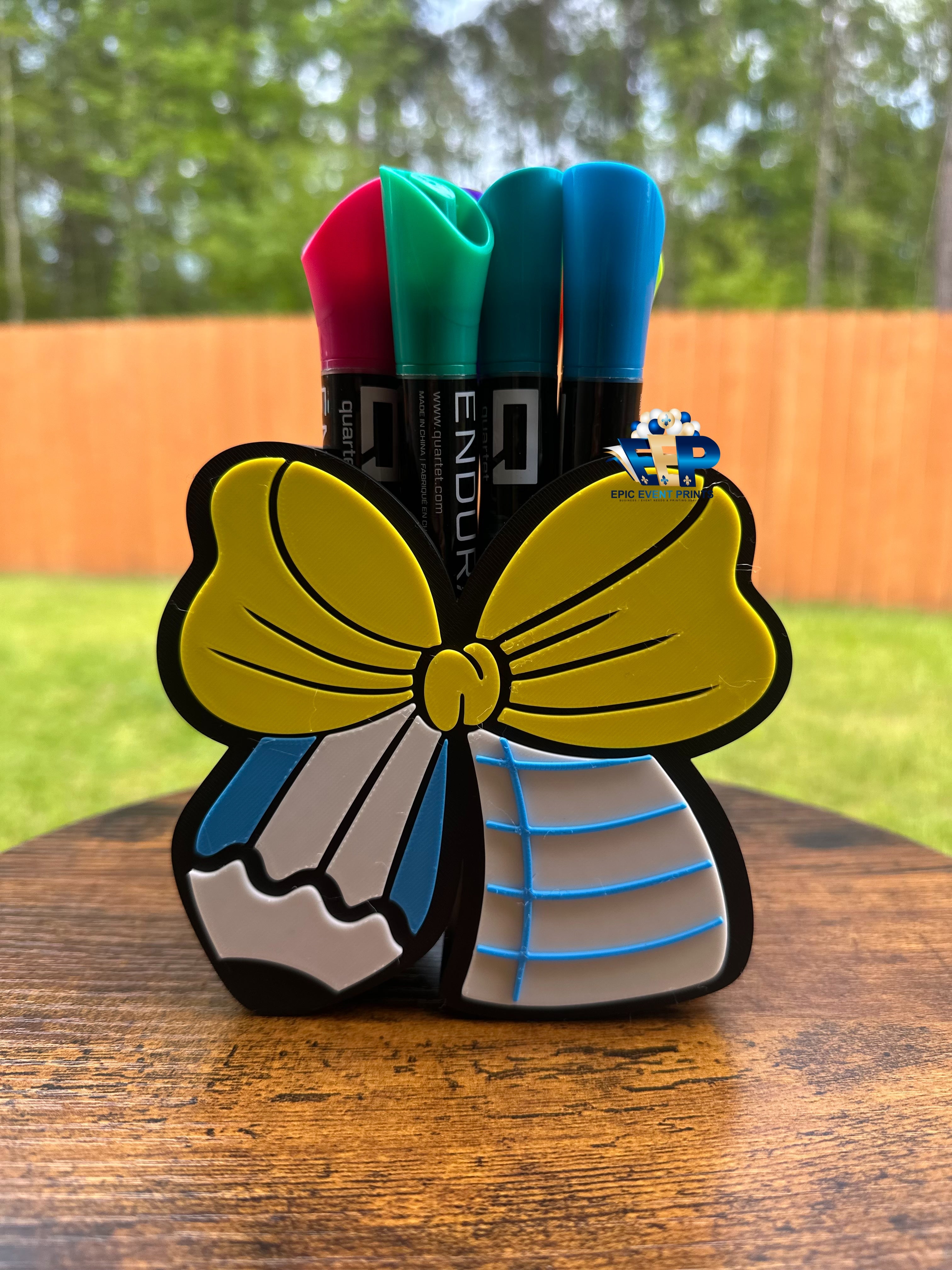 Personalized 3D Printed  Penholder | Custom Organizer image 0