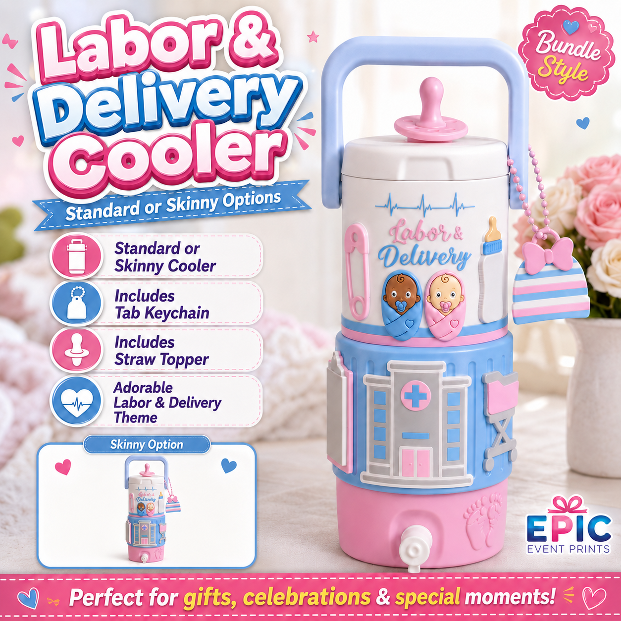 Labor & Delivery Mini Cooler Cup Bundle image 0