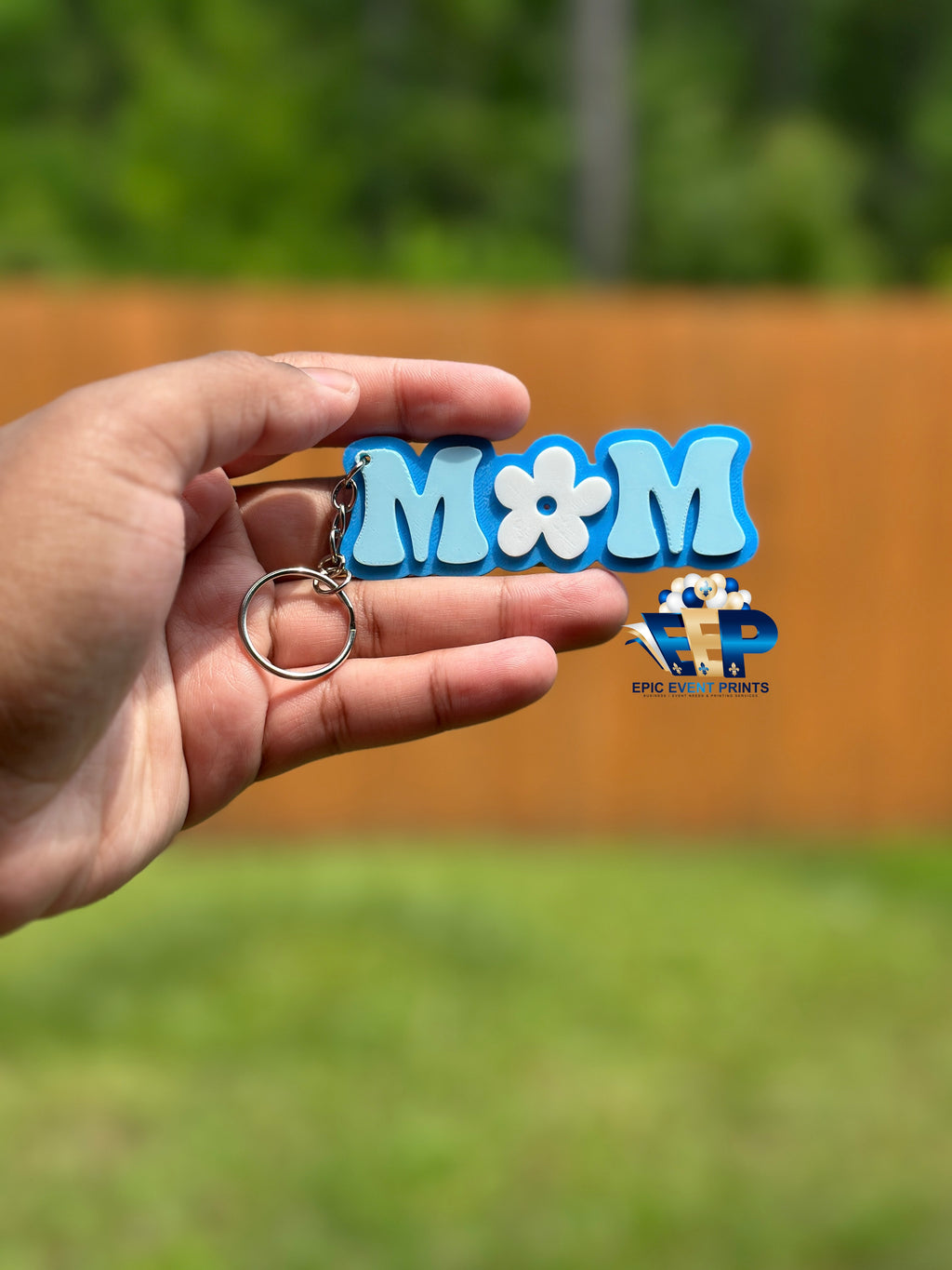 Custom 3D Mom Keychain image 2