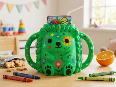 Hedgehog Sip Buddy Custom Juice Box Holder for Kids image 2