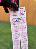 Custom Thank You Stickers | Personalized Party Favor Labels image 0