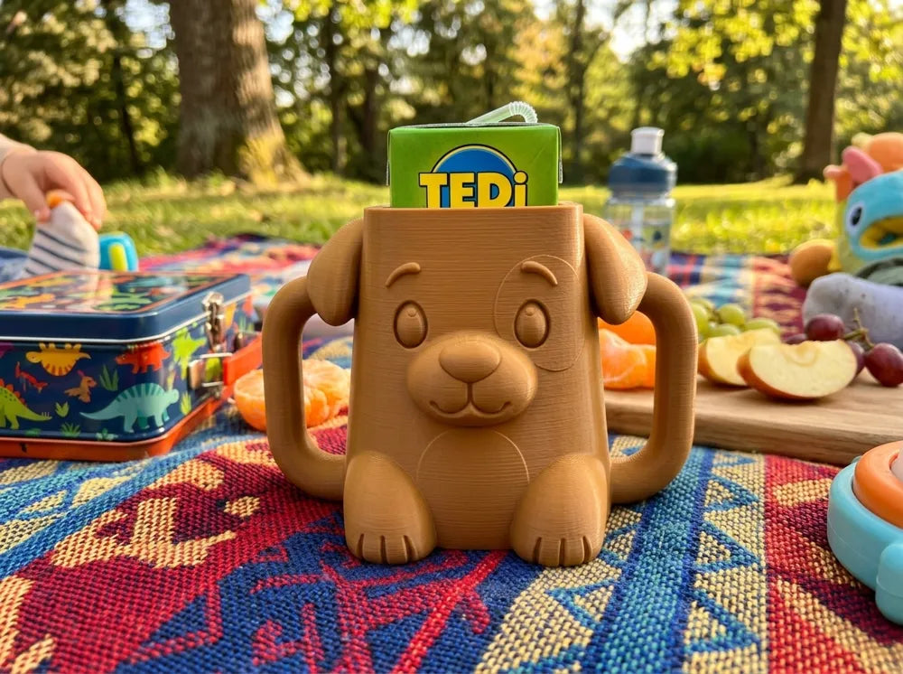 Puppy Theme Sip Buddy Custom Juice Box Holder for Kids image 5