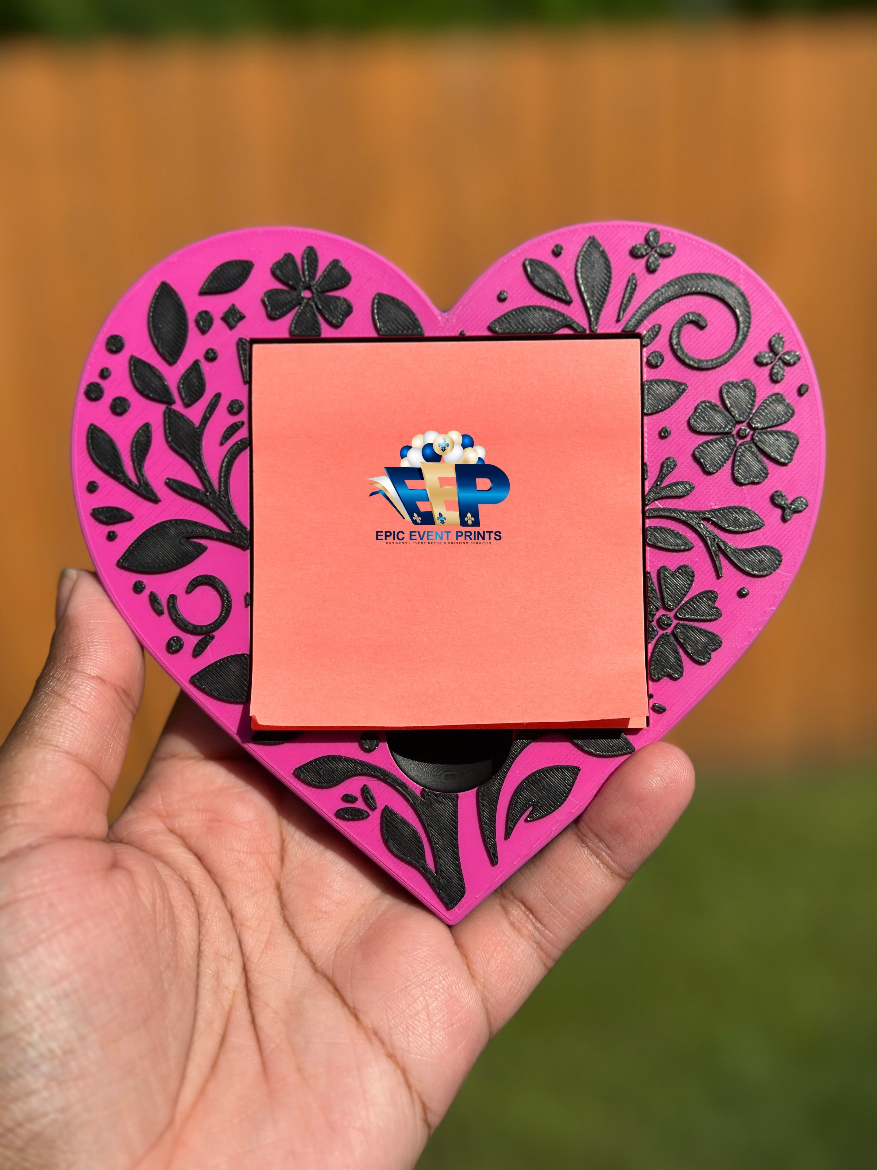 Heart Motif 3D Printed Desk Accessory image 2