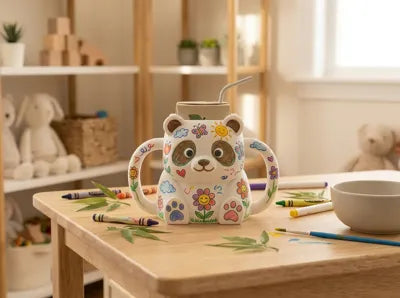 Panda Sip Buddy Custom Juice Box Holder for Kids image 1