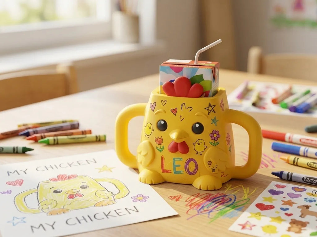 Chicken Sip Buddy Custom Juice Box Holder for Kids image 2