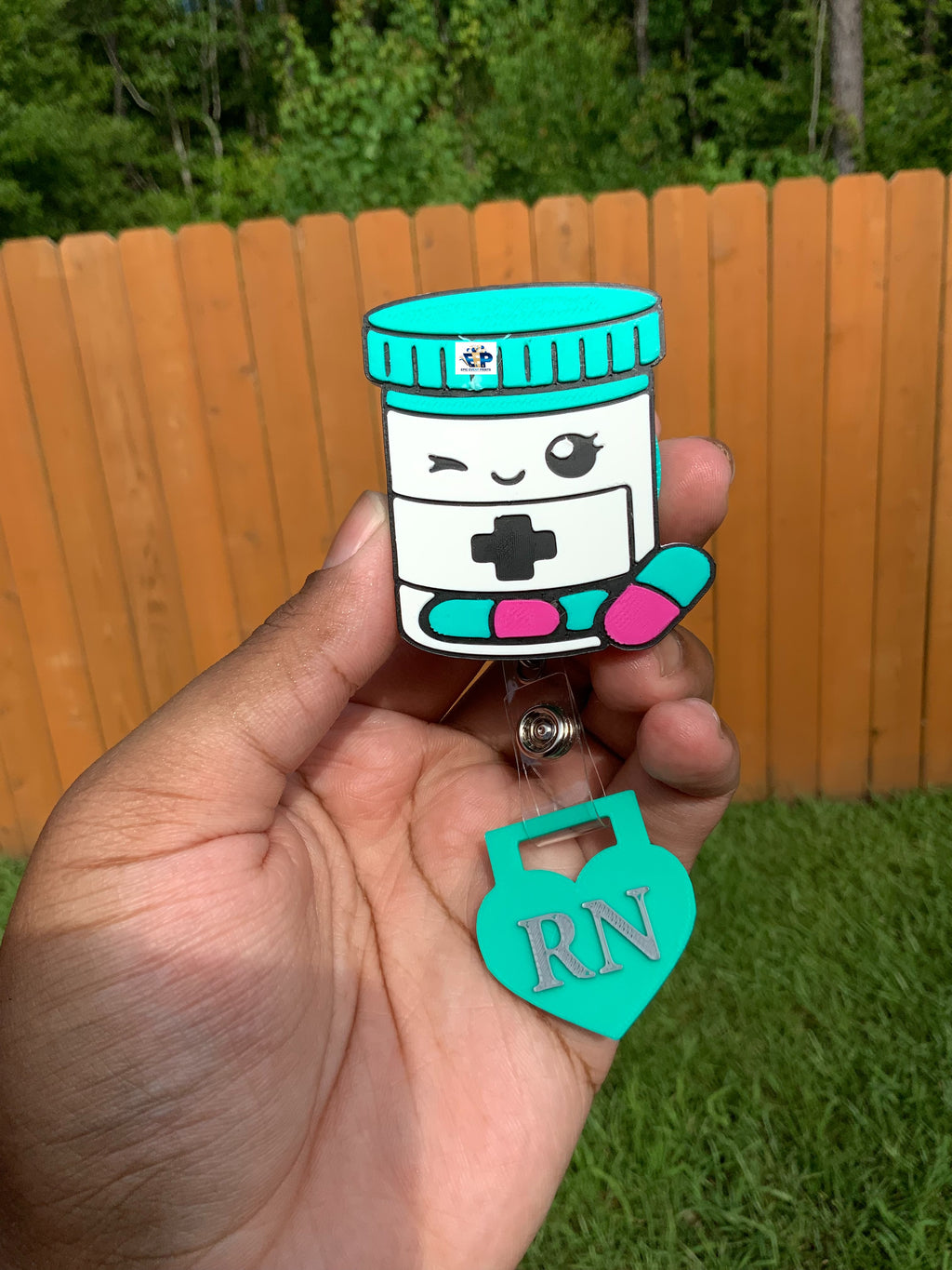 3D Printed Interchangeable Medical Badge Reel image 1