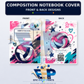 Volleyball-Composition Notebook Sticker (Copy)