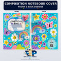 Whimsical-Composition Notebook Sticker