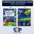 Football-Composition Notebook Sticker