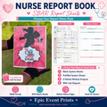 This Super Hero Wears Scrubs Nurse Report Book with SBAR Sheets