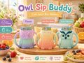 Owl Sip Buddy Custom Juice Box Holder for Kids image 0