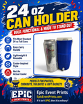 24 oz Can Holder | 3D Printed Tall Can Drink Holder image 0