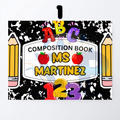 Custom Composition Theme Mouse Pad | Personalized Desk Mousepad | Sublimation image 0