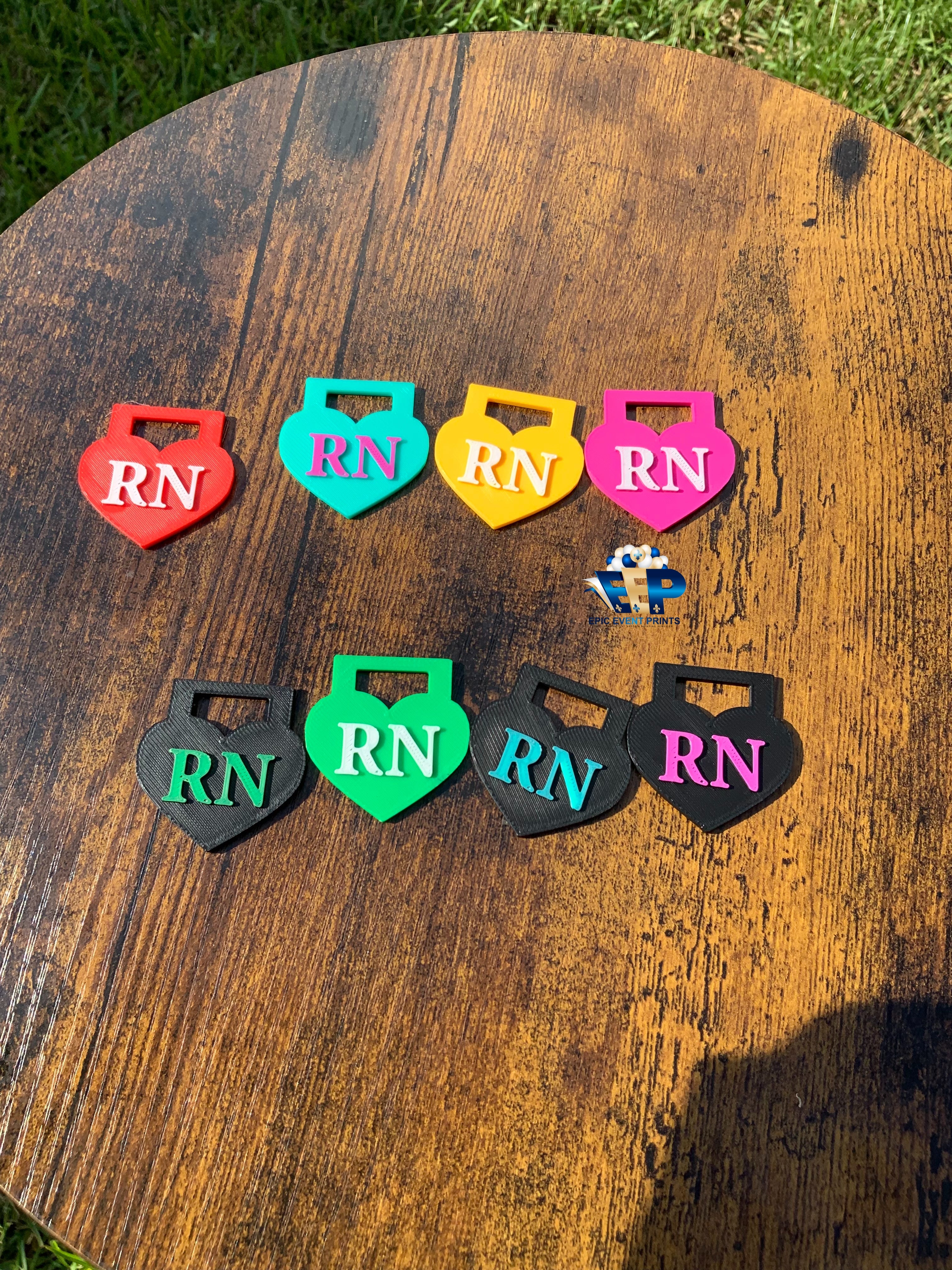 3D Printed RN Badge Tag image 0
