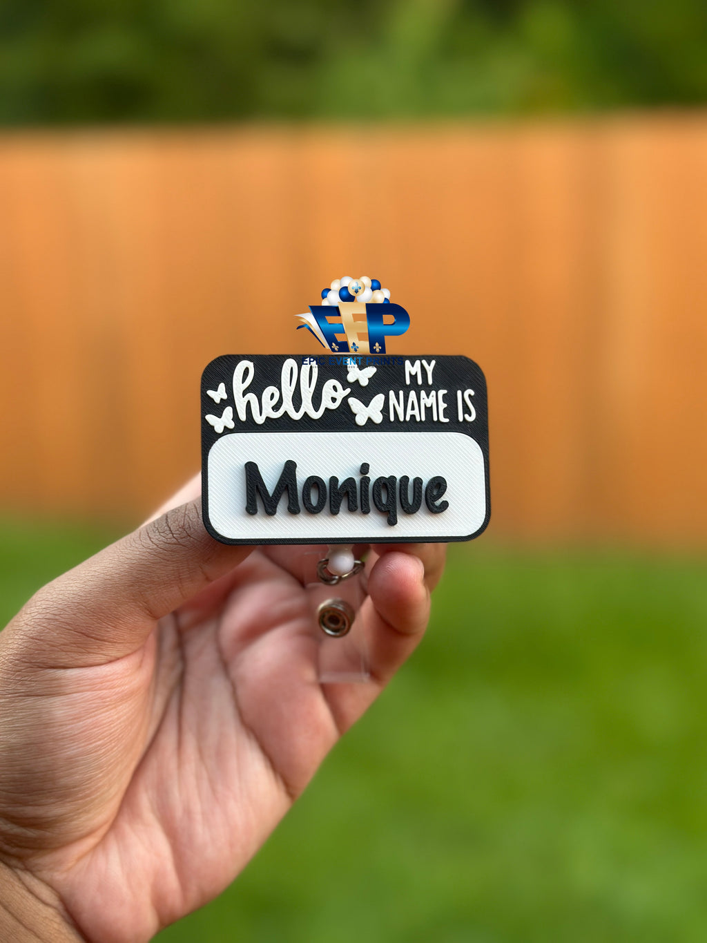 Personalized 3D Hello My Name Is Badge Reel image 3