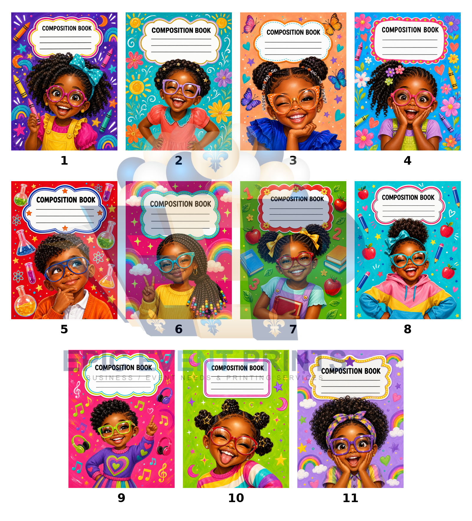 Composition Notebook Bundle