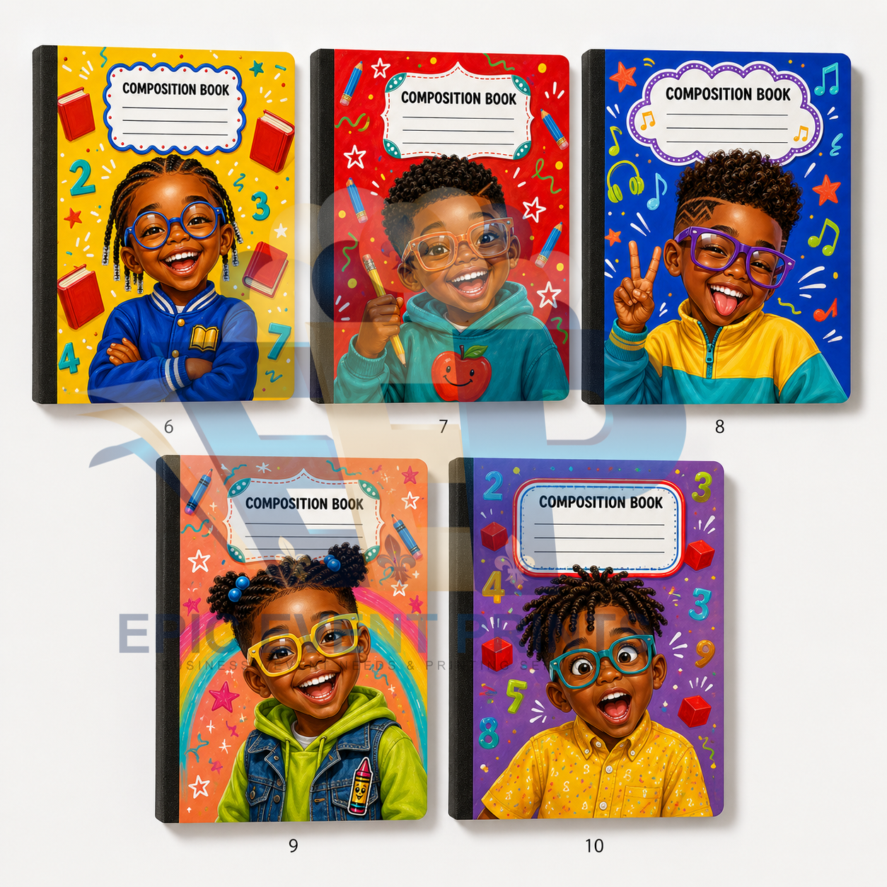 Composition Notebook Bundle