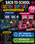 Personalized Back-to-School Supply Bundle | Custom School Supplies