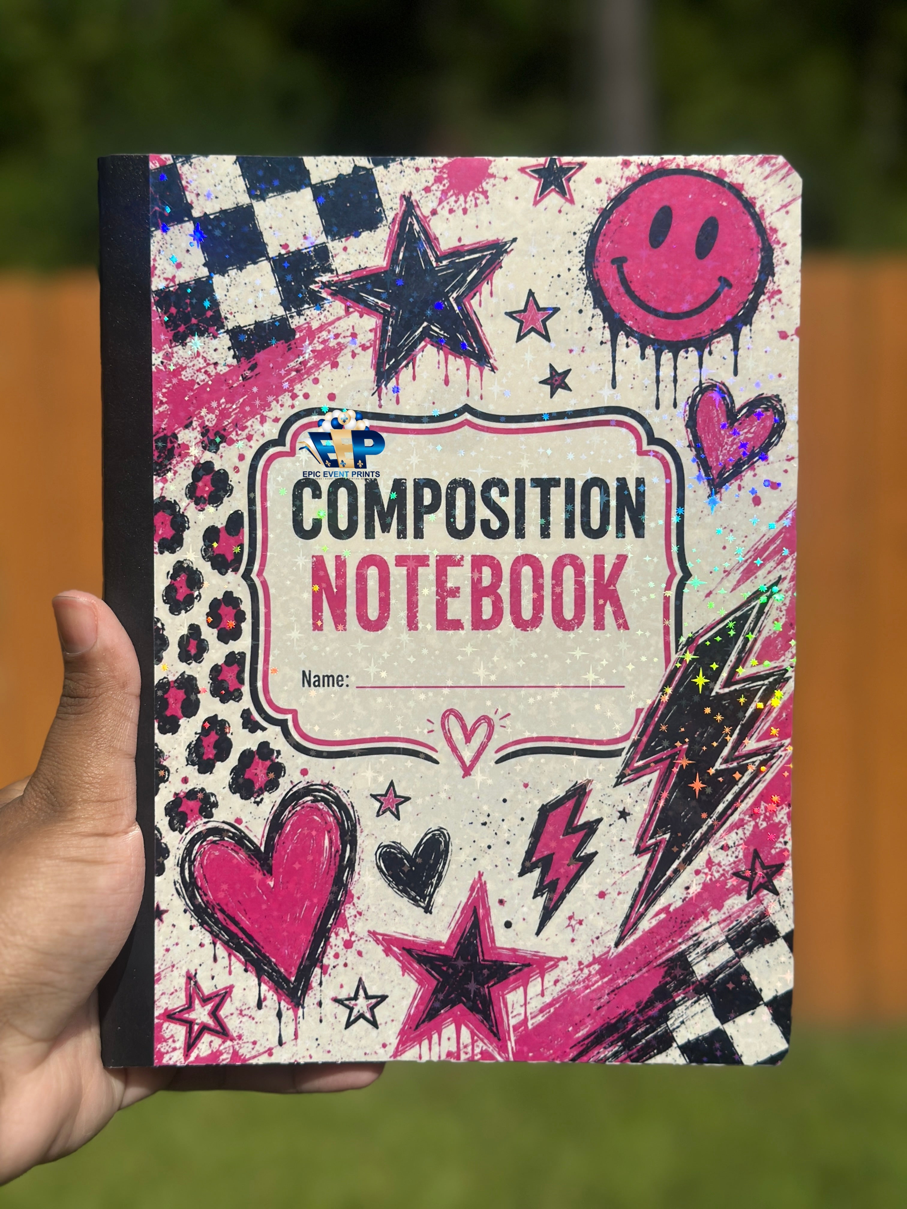 Pink Power- Composition Notebook