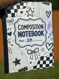 B & W- Composition Notebook