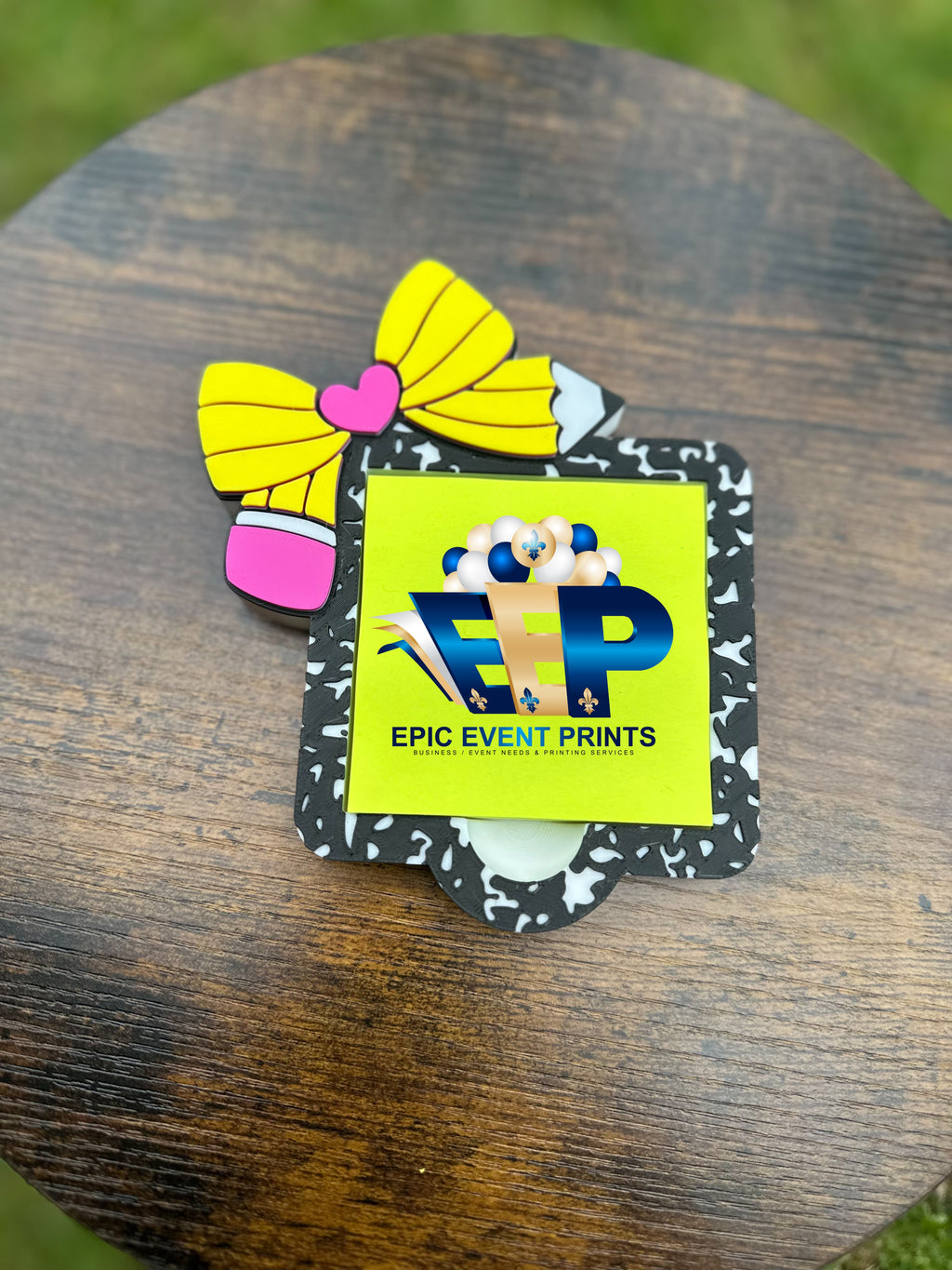 Personalized 3D Printed Desk Accessories | Pen Holder, Sticky Note Holder & more image 5