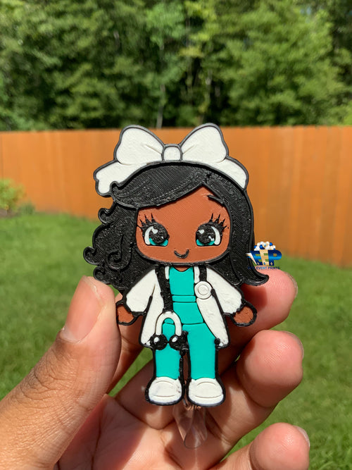 3D Printed Interchangeable Medical Badge Reel image 1